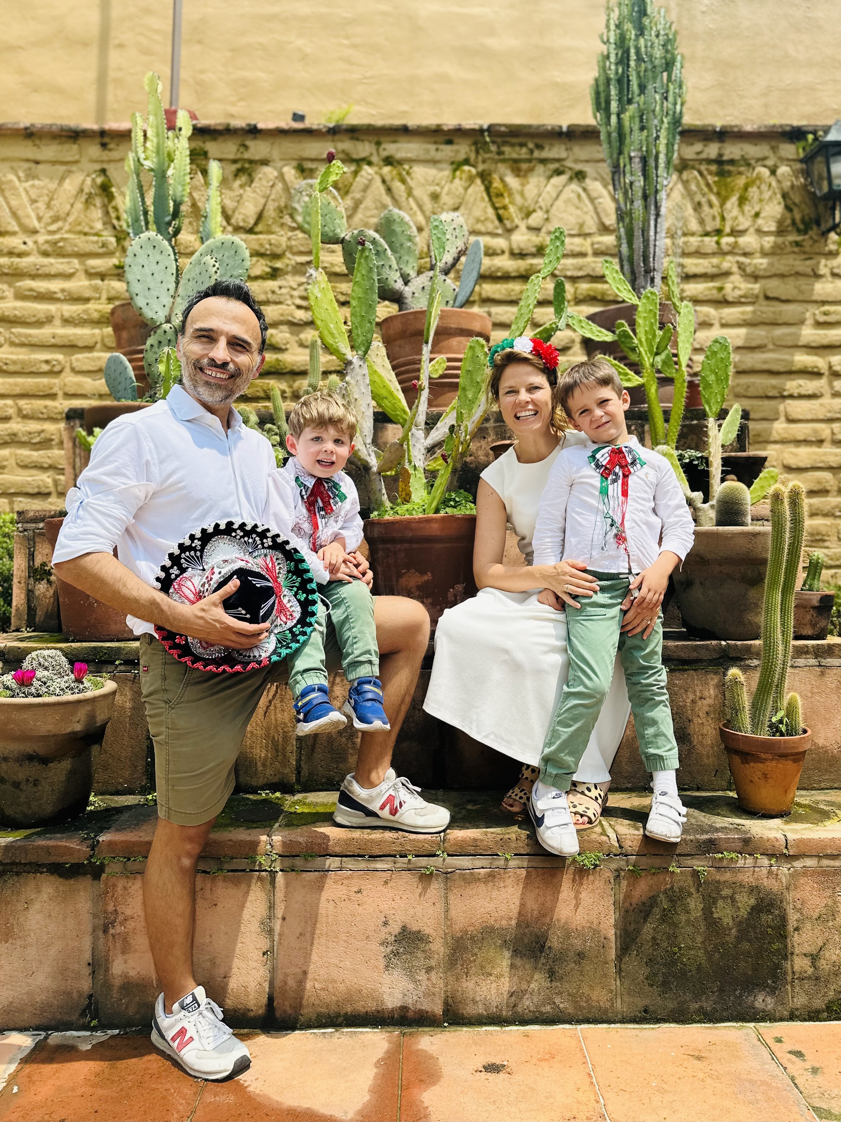 The León family in Mexico